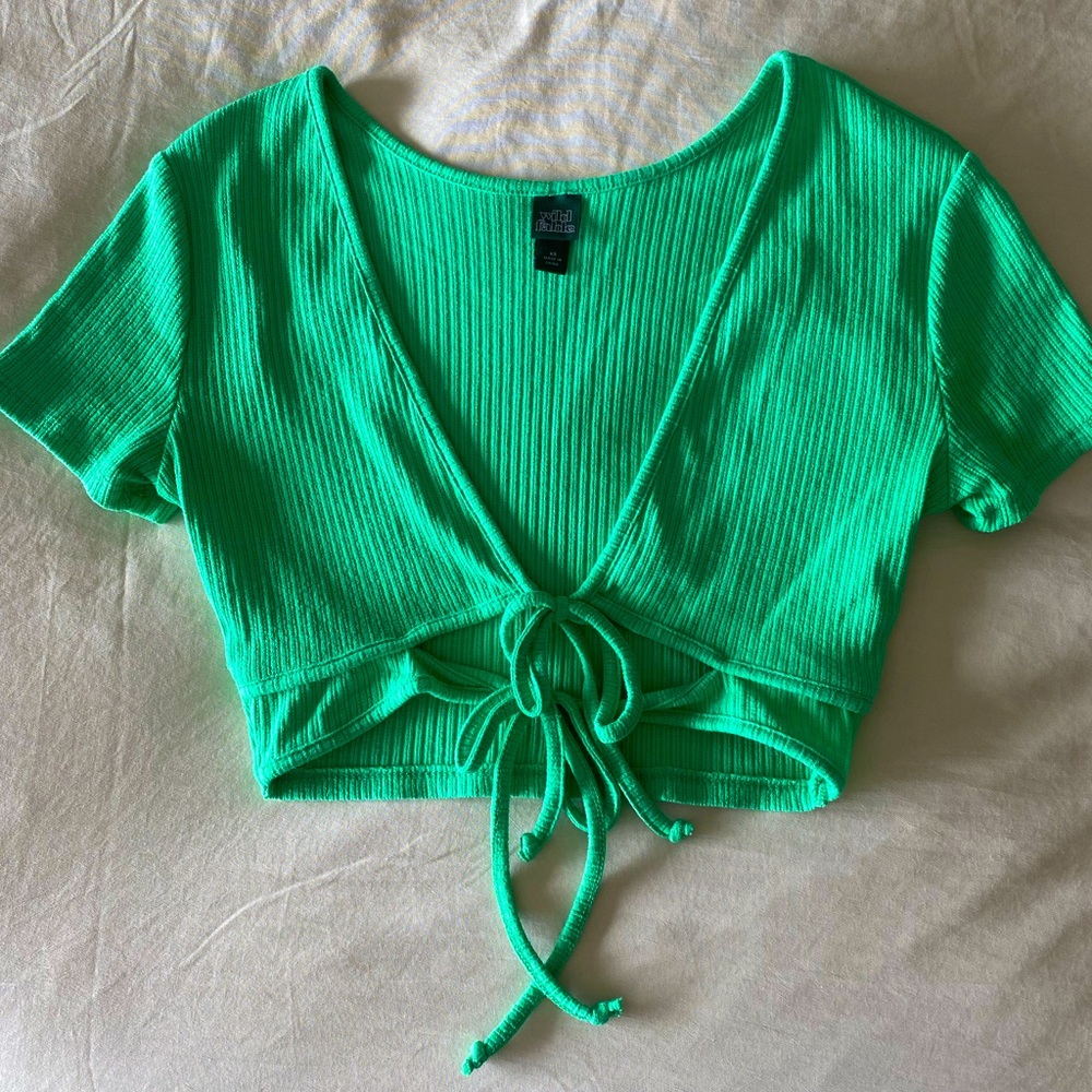Beautiful Green Crop Top